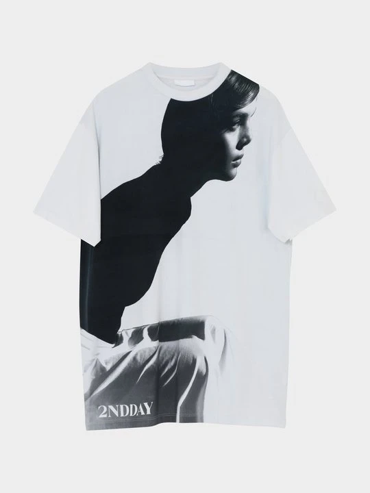 Zdjęcie produktu T-shirt z nadrukiem 2nd Day biały