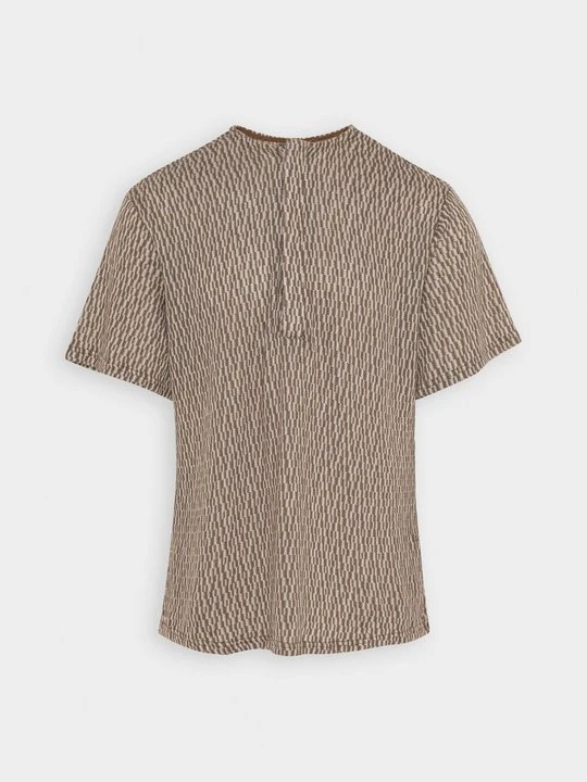 Zdjęcie produktu T-shirt z nadrukiem 87Origins brązowy