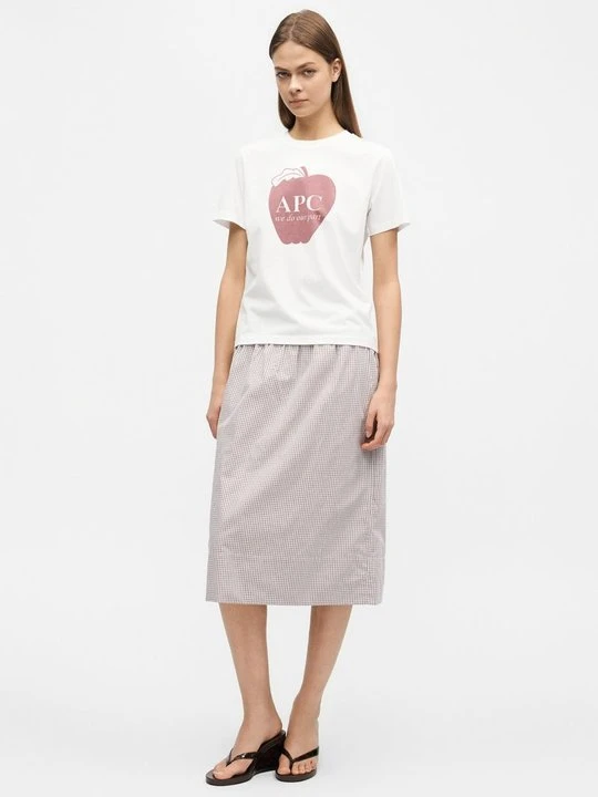 Zdjęcie produktu T-shirt z nadrukiem A.p.c. biały