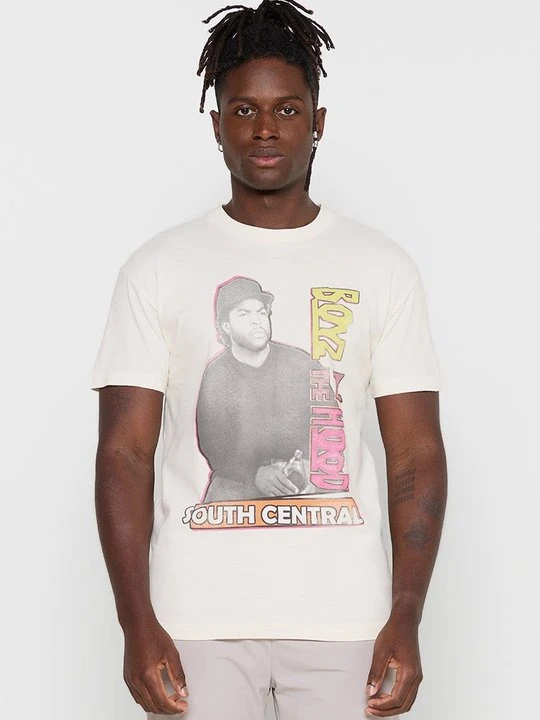 Zdjęcie produktu T-shirt z nadrukiem Abercrombie & Fitch biały