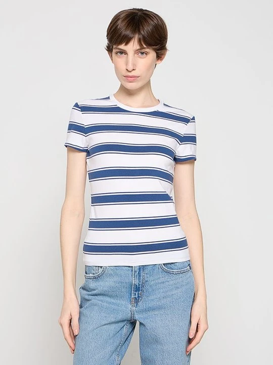 Zdjęcie produktu T-shirt z nadrukiem Abercrombie & Fitch biały