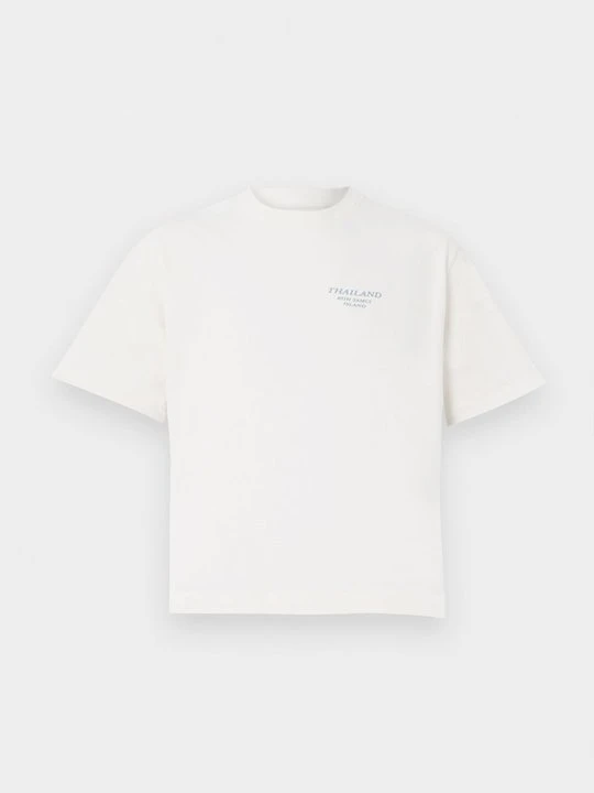 Zdjęcie produktu T-shirt z nadrukiem Abercrombie & Fitch biały