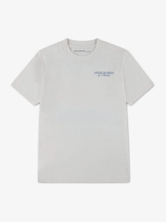Zdjęcie produktu T-shirt z nadrukiem Abercrombie & Fitch biały