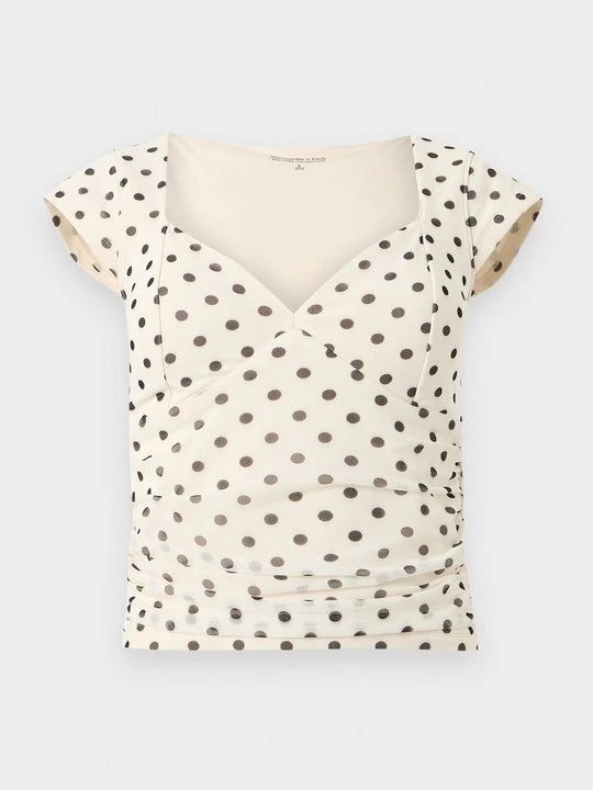 Zdjęcie produktu T-shirt z nadrukiem Abercrombie & Fitch biały