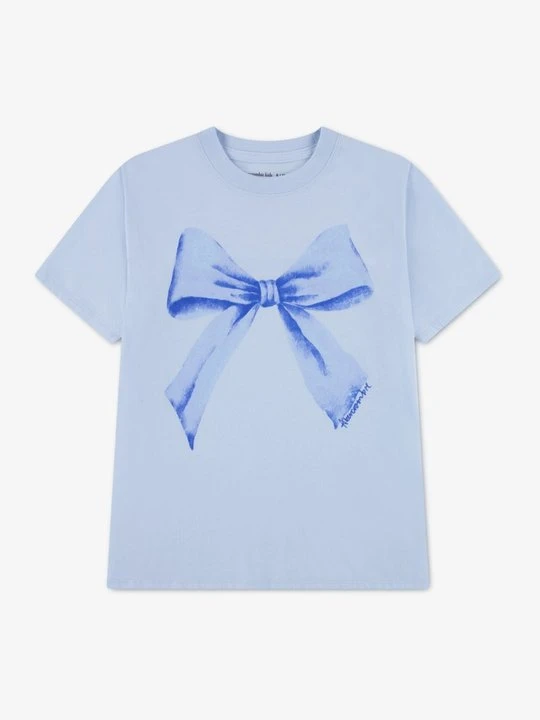 Zdjęcie produktu T-shirt z nadrukiem Abercrombie & Fitch jasnoniebieski