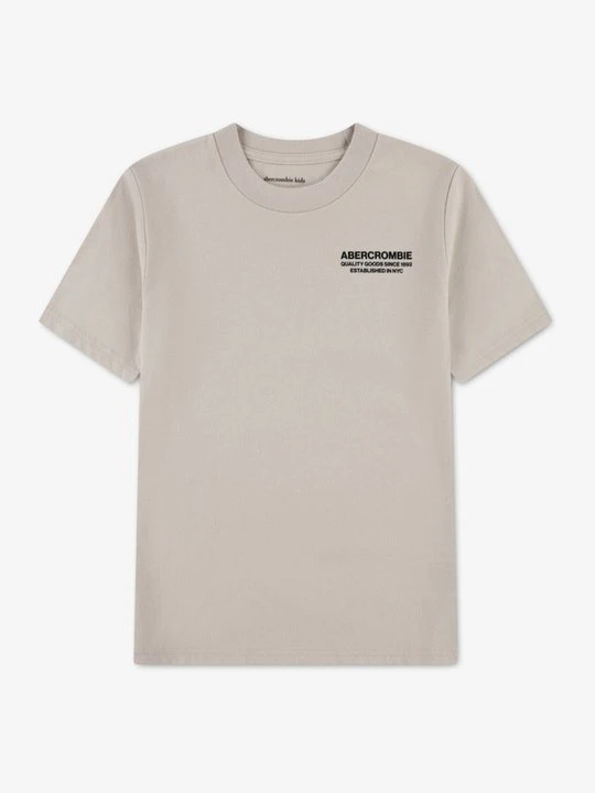 Zdjęcie produktu T-shirt z nadrukiem Abercrombie & Fitch mleczny