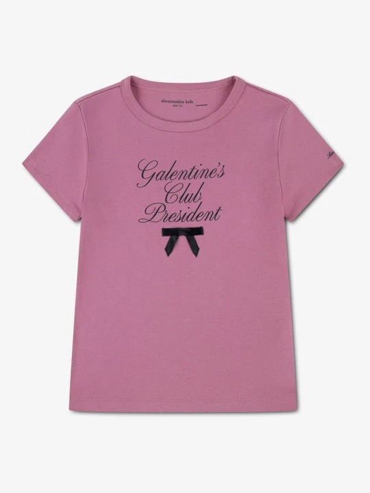 Zdjęcie produktu T-shirt z nadrukiem Abercrombie & Fitch różowy