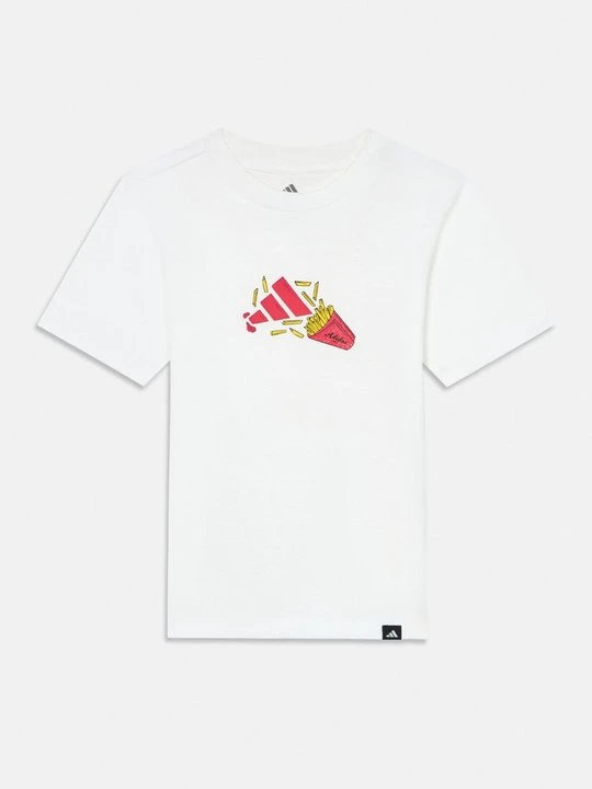 Zdjęcie produktu T-shirt z nadrukiem Adidas biały