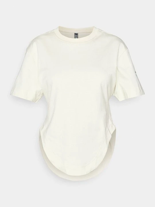 Zdjęcie produktu T-shirt z nadrukiem Adidas by Stella McCartney mleczny