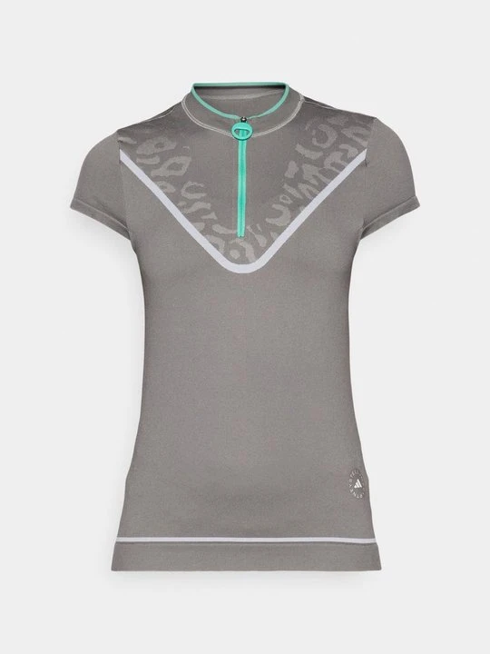 Zdjęcie produktu T-shirt z nadrukiem Adidas by Stella McCartney antracytowy