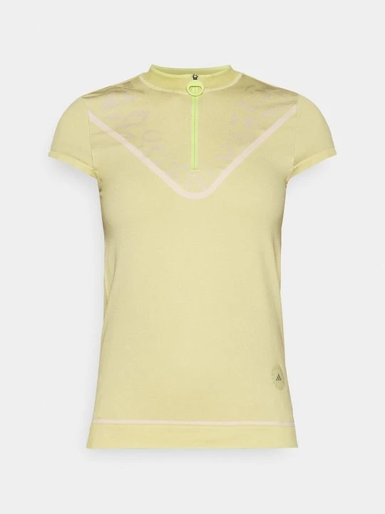 Zdjęcie produktu T-shirt z nadrukiem Adidas by Stella McCartney złoty