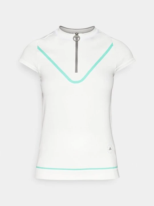 Zdjęcie produktu T-shirt z nadrukiem Adidas by Stella McCartney biały