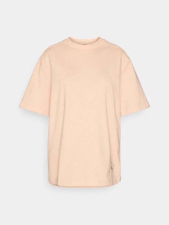 Zdjęcie produktu T-shirt z nadrukiem Adidas by Stella McCartney jasnoróżowy