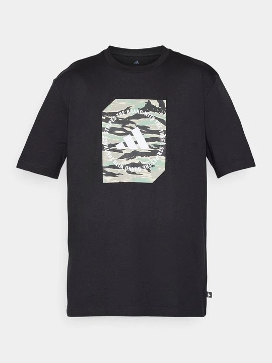 Zdjęcie produktu T-shirt z nadrukiem Adidas czarny