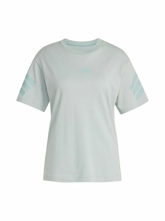 Zdjęcie produktu T-shirt z nadrukiem Adidas jasnozielony