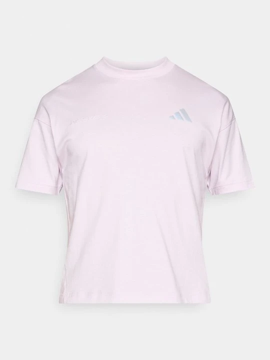 Zdjęcie produktu T-shirt z nadrukiem Adidas liliowy