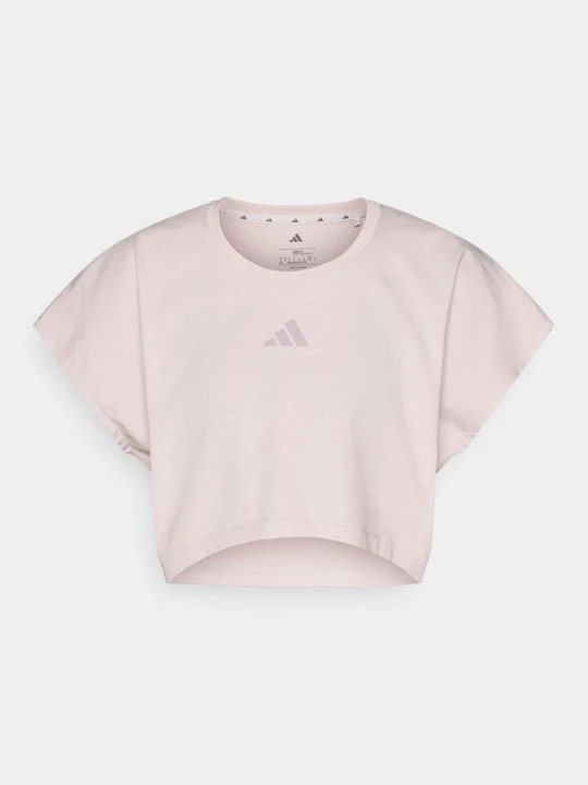 Zdjęcie produktu T-shirt z nadrukiem Adidas liliowy