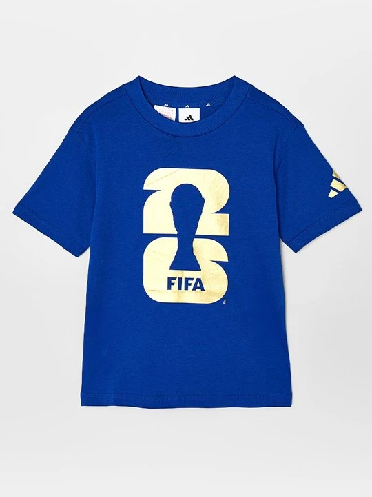 Zdjęcie produktu T-shirt z nadrukiem Adidas niebieski