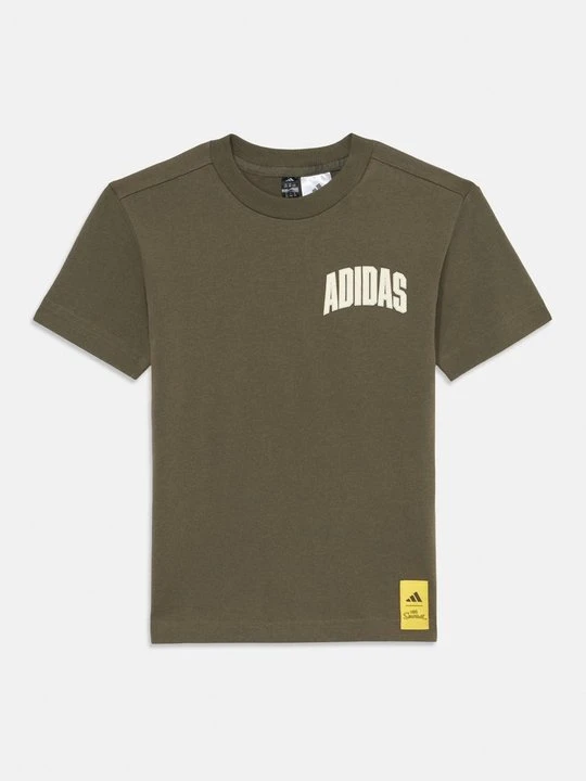 Zdjęcie produktu T-shirt z nadrukiem Adidas oliwkowy