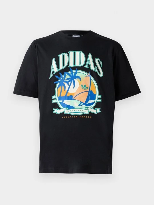 Zdjęcie produktu T-shirt z nadrukiem adidas Originals czarny