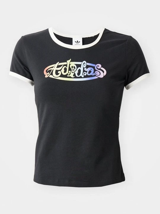 Zdjęcie produktu T-shirt z nadrukiem adidas Originals czarny