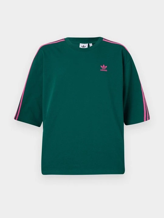 Zdjęcie produktu T-shirt z nadrukiem adidas Originals ciemnozielony
