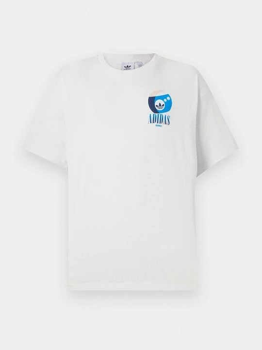 Zdjęcie produktu T-shirt z nadrukiem adidas Originals biały