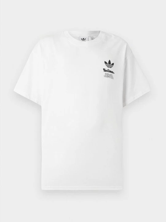 Zdjęcie produktu T-shirt z nadrukiem adidas Originals mleczny