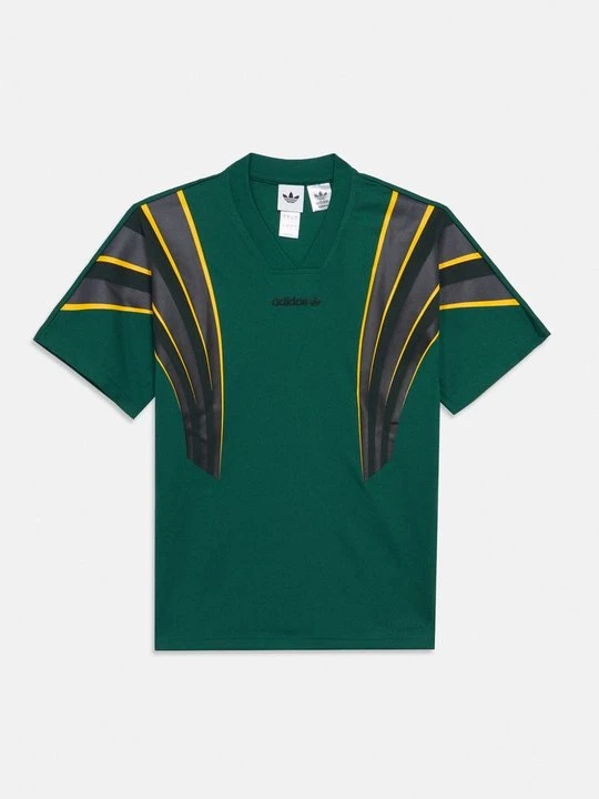 Zdjęcie produktu T-shirt z nadrukiem adidas Originals ciemnozielony