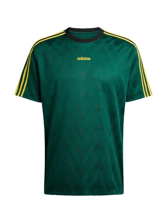Zdjęcie produktu T-shirt z nadrukiem adidas Originals ciemnozielony