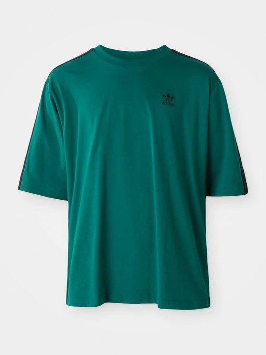 Zdjęcie produktu T-shirt z nadrukiem adidas Originals ciemnozielony