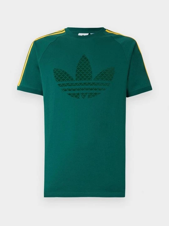 Zdjęcie produktu T-shirt z nadrukiem adidas Originals ciemnozielony