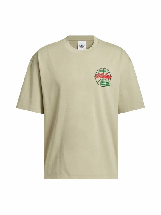 Zdjęcie produktu T-shirt z nadrukiem adidas Originals beżowy