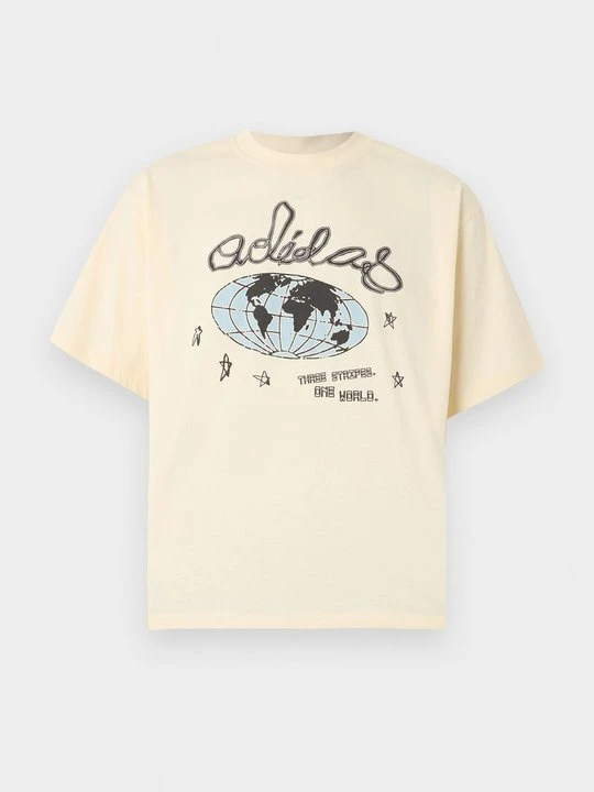 Zdjęcie produktu T-shirt z nadrukiem adidas Originals mleczny