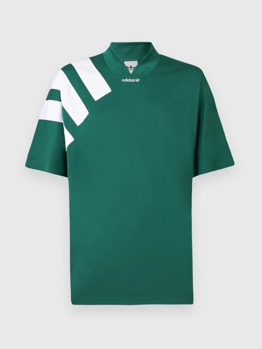 Zdjęcie produktu T-shirt z nadrukiem adidas Originals ciemnozielony