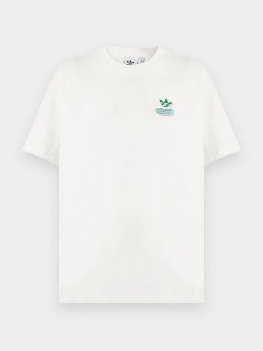 Zdjęcie produktu T-shirt z nadrukiem adidas Originals biały
