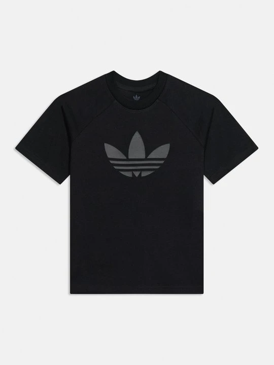 Zdjęcie produktu T-shirt z nadrukiem adidas Originals antracytowy melanż