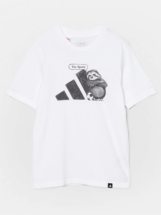 Zdjęcie produktu T-shirt z nadrukiem adidas Originals biały