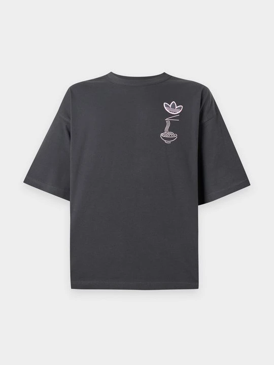 Zdjęcie produktu T-shirt z nadrukiem adidas Originals ciemnoszary