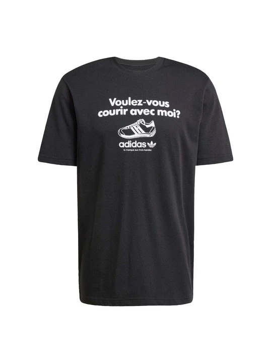 Zdjęcie produktu T-shirt z nadrukiem adidas Originals czarny