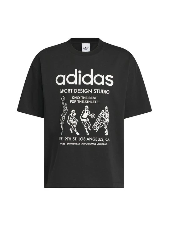 Zdjęcie produktu T-shirt z nadrukiem adidas Originals czarny