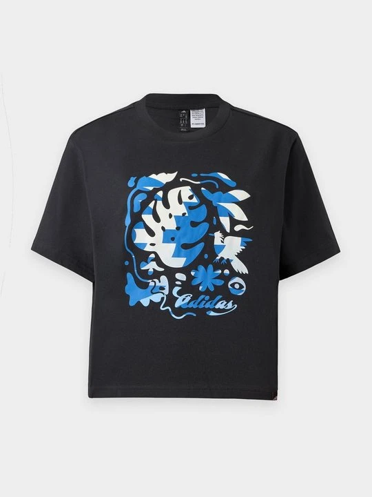 Zdjęcie produktu T-shirt z nadrukiem adidas Originals czarny