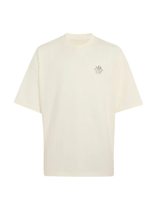 Zdjęcie produktu T-shirt z nadrukiem adidas Originals mleczny