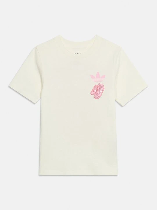 Zdjęcie produktu T-shirt z nadrukiem adidas Originals mleczny