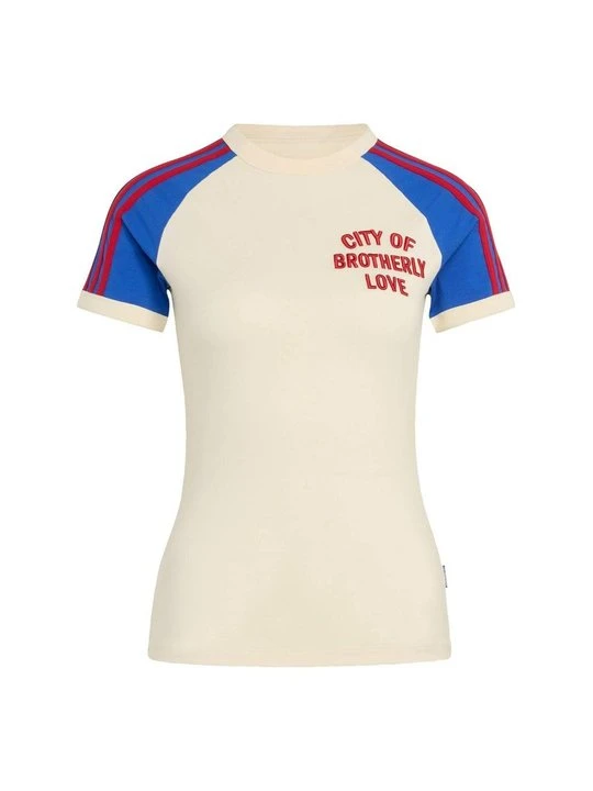 Zdjęcie produktu T-shirt z nadrukiem adidas Originals mleczny