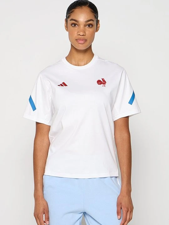 Zdjęcie produktu T-shirt z nadrukiem Adidas biały