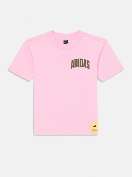Zdjęcie produktu T-shirt z nadrukiem Adidas różowy