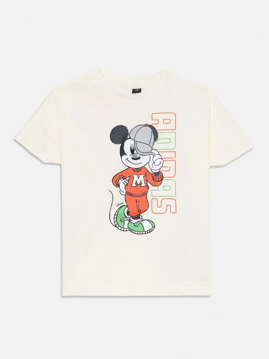Zdjęcie produktu T-shirt z nadrukiem Adidas biały