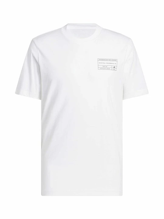 Zdjęcie produktu T-shirt z nadrukiem Adidas biały