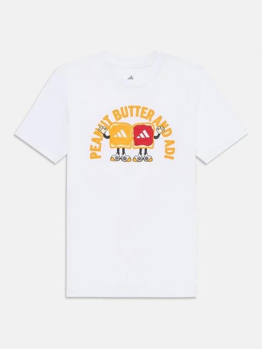 Zdjęcie produktu T-shirt z nadrukiem Adidas biały